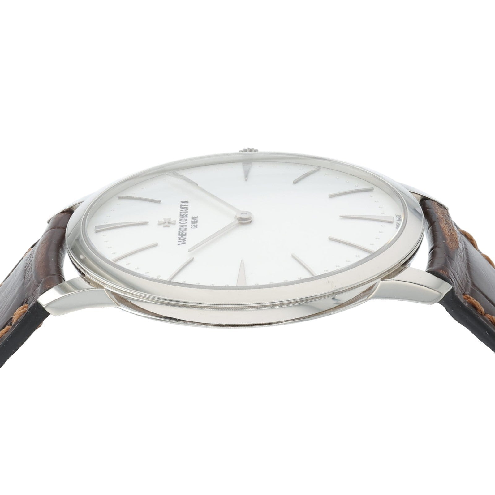 Vacheron Constantin Patrimony 18k White Gold Silver Dial 40mm Manual Mens 81180