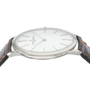 Vacheron Constantin Patrimony 18k White Gold Silver Dial 40mm Manual Mens 81180