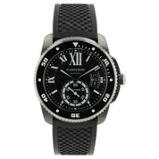 Cartier Calibre De Cartier Black Dial Steel 42mm Automatic Men’s Watch WSCA0006