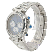Cartier Pasha Chrono Blue Dial Stainless Steel 38mm Quartz Movement W3100355