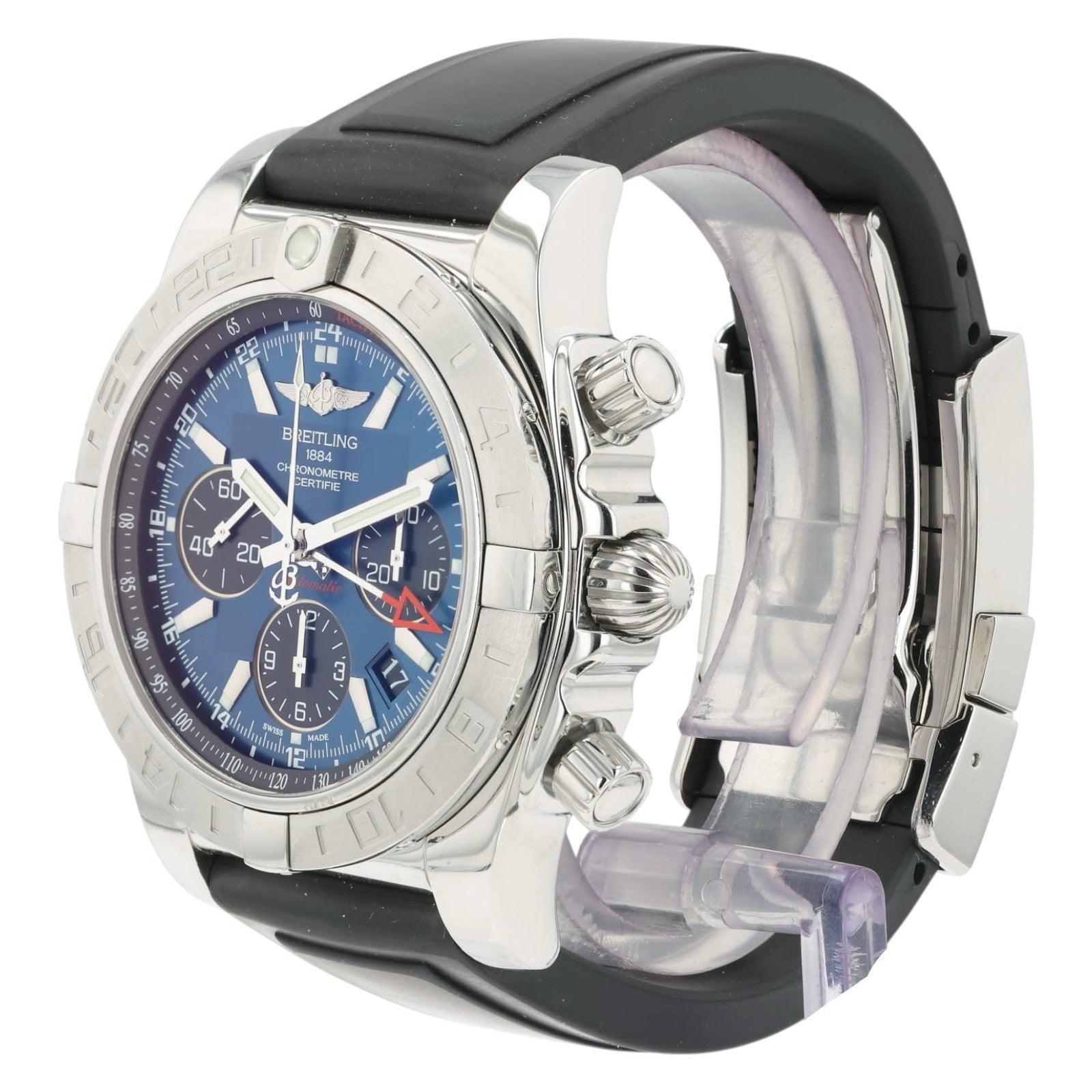 Breitling Chronomat Blue Dial Stainless Steel 44mm Automatic Men’s Watch AB0420