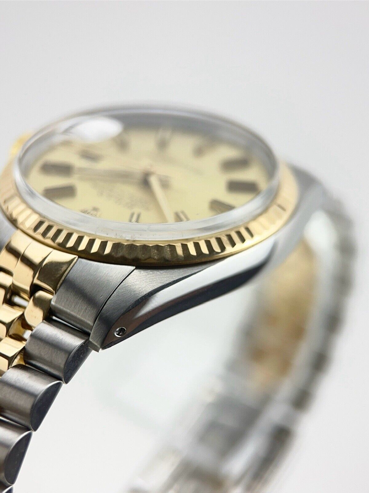 1983 Rolex Datejust Oyster Perp 36mm TT Steel Gold Automatic Jubilee Watch 16013