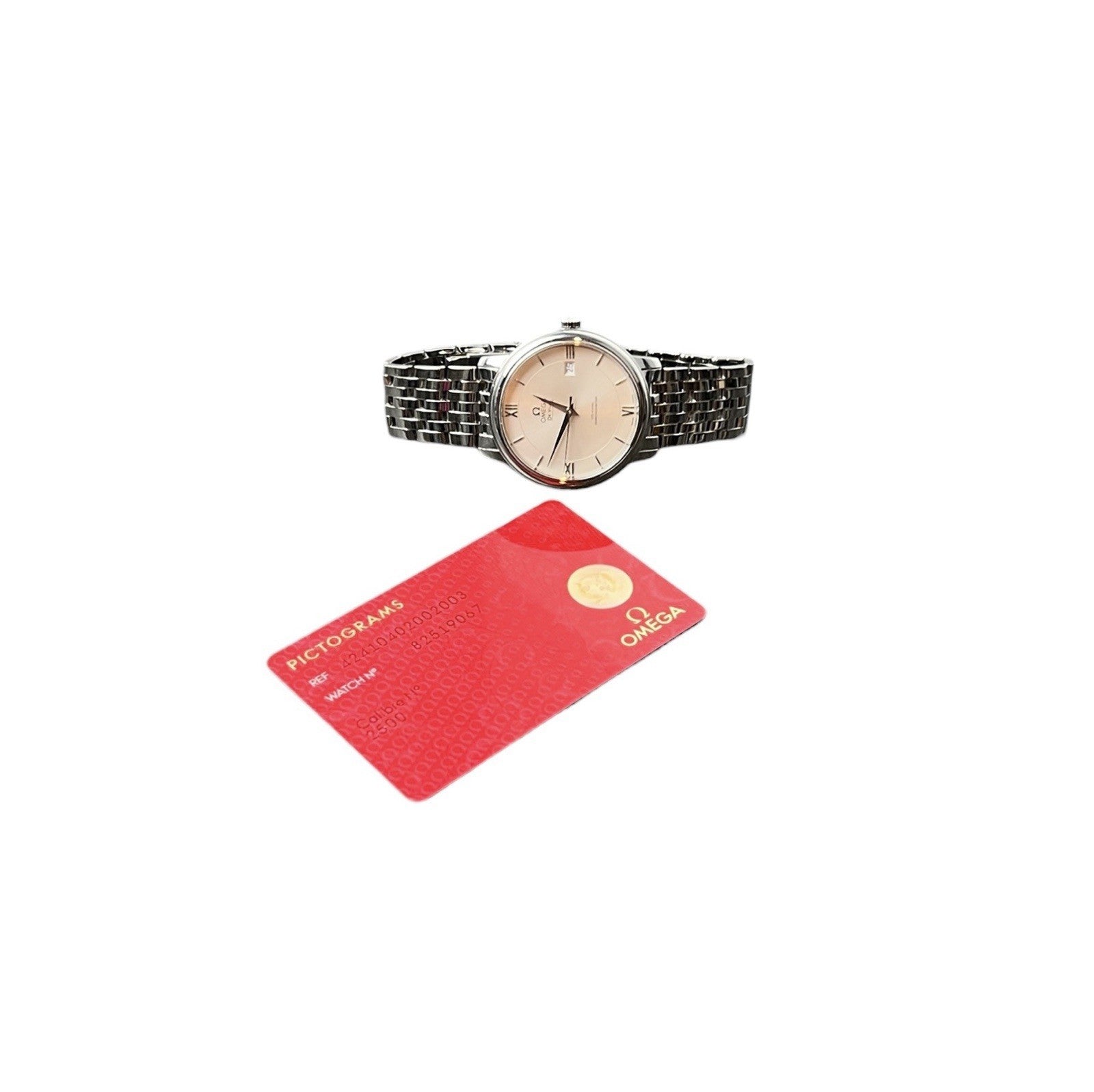 Omega DeVille Silver Dial Steel 39.5mm Automatic Mens Watch 424.10.40.20.02.003