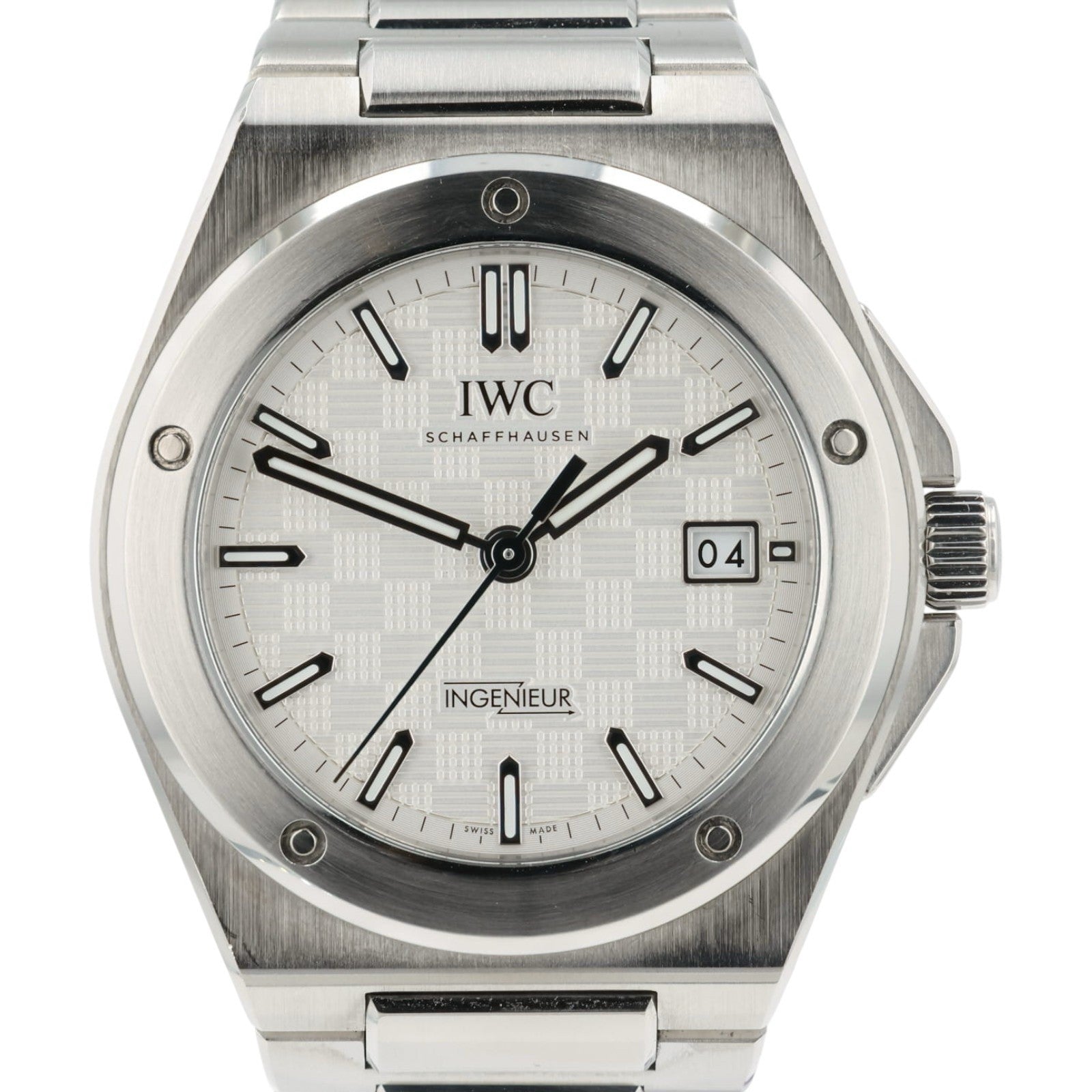 IWC Ingenieur White Dial Stainless Steel 40mm Automatic Men’s Watch IW328902