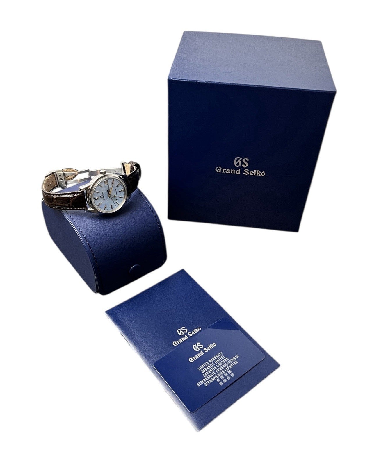 Grand Seiko SkyFlake Blue Dial Stainless Steel 40mm Automatic Mens Watch SBGA407