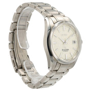 Grand Seiko Heritage Beige Dial Titanium 37mm Automatic Mens Watch SBGR025