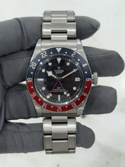 2024 Tudor Black Bay GMT Pepsi Black Dial Stainless Steel Men's Watch 79830RB