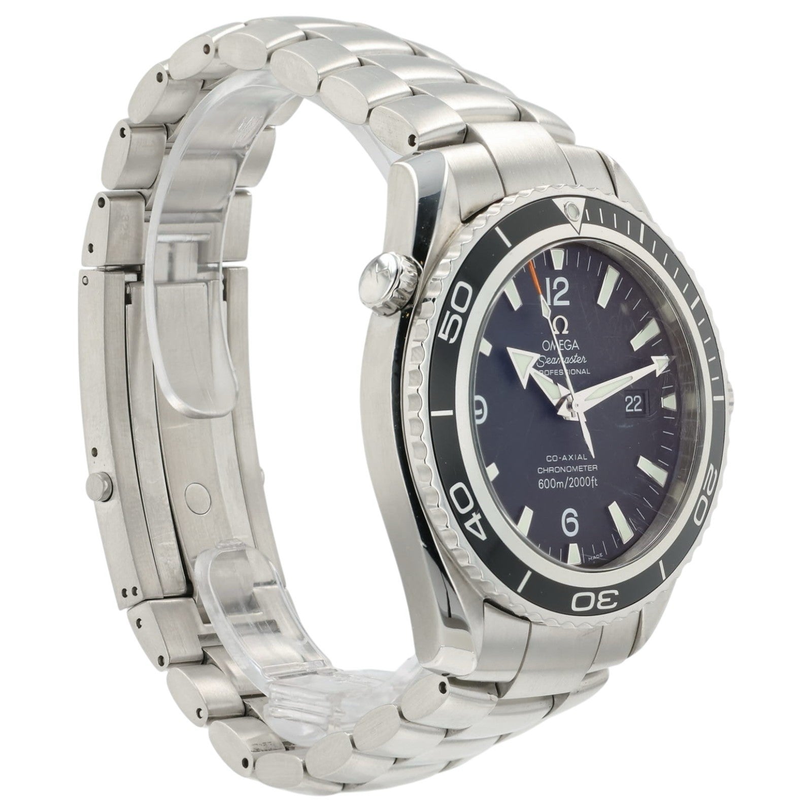 Omega Seamaster Black Dial Stainless Steel 45mm Automatic Men’s Watch 2200.50