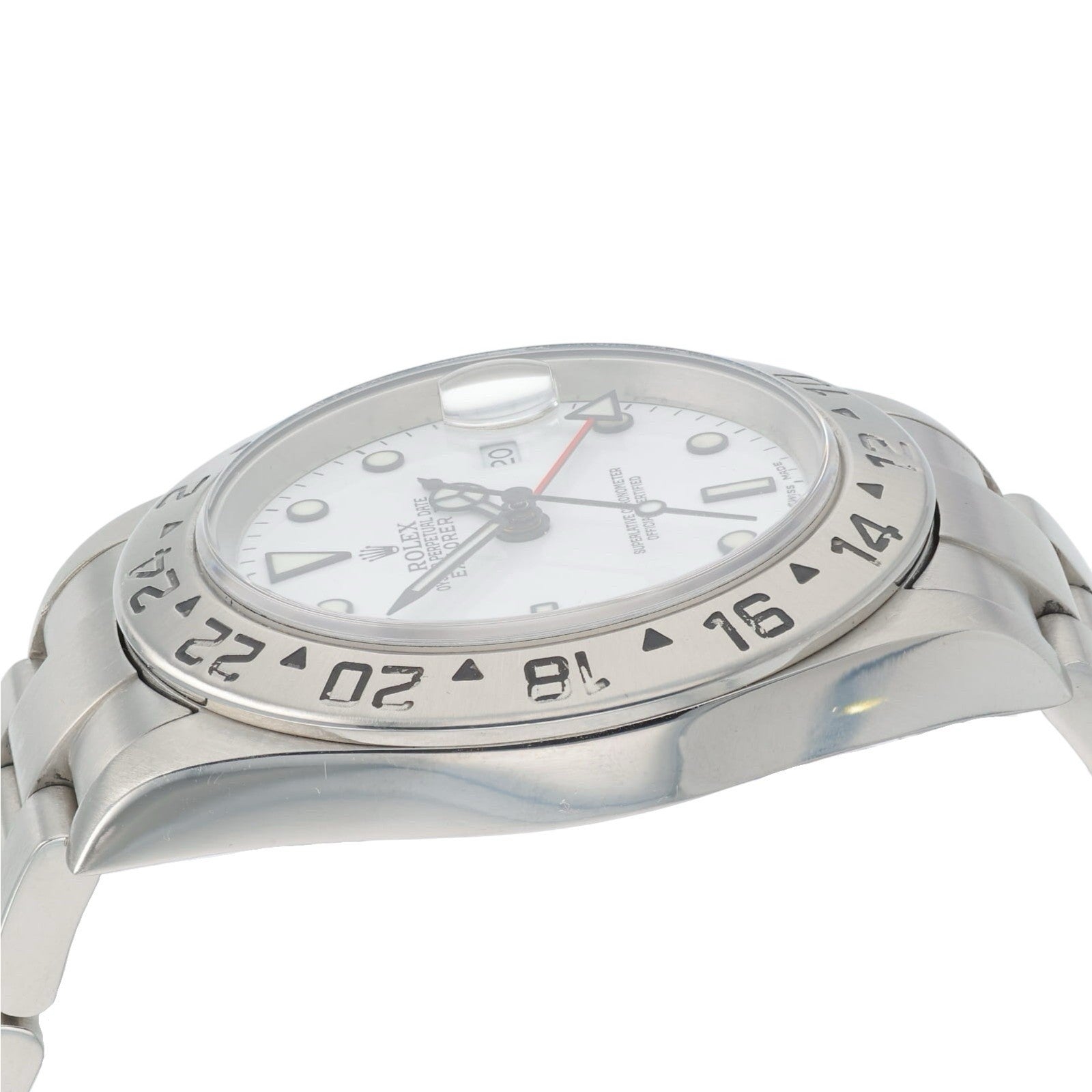 Rolex Explorer II Stainless Steel White Dial 42mm Automatic Mens Watch 16570