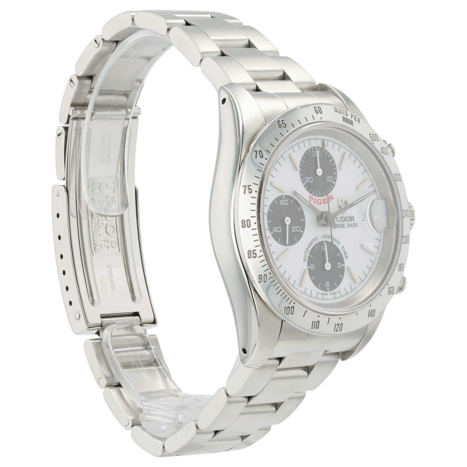 Tudor Tiger Prince Date Silver Dial Stainless Steel 40mm Automatic Men’s 79280