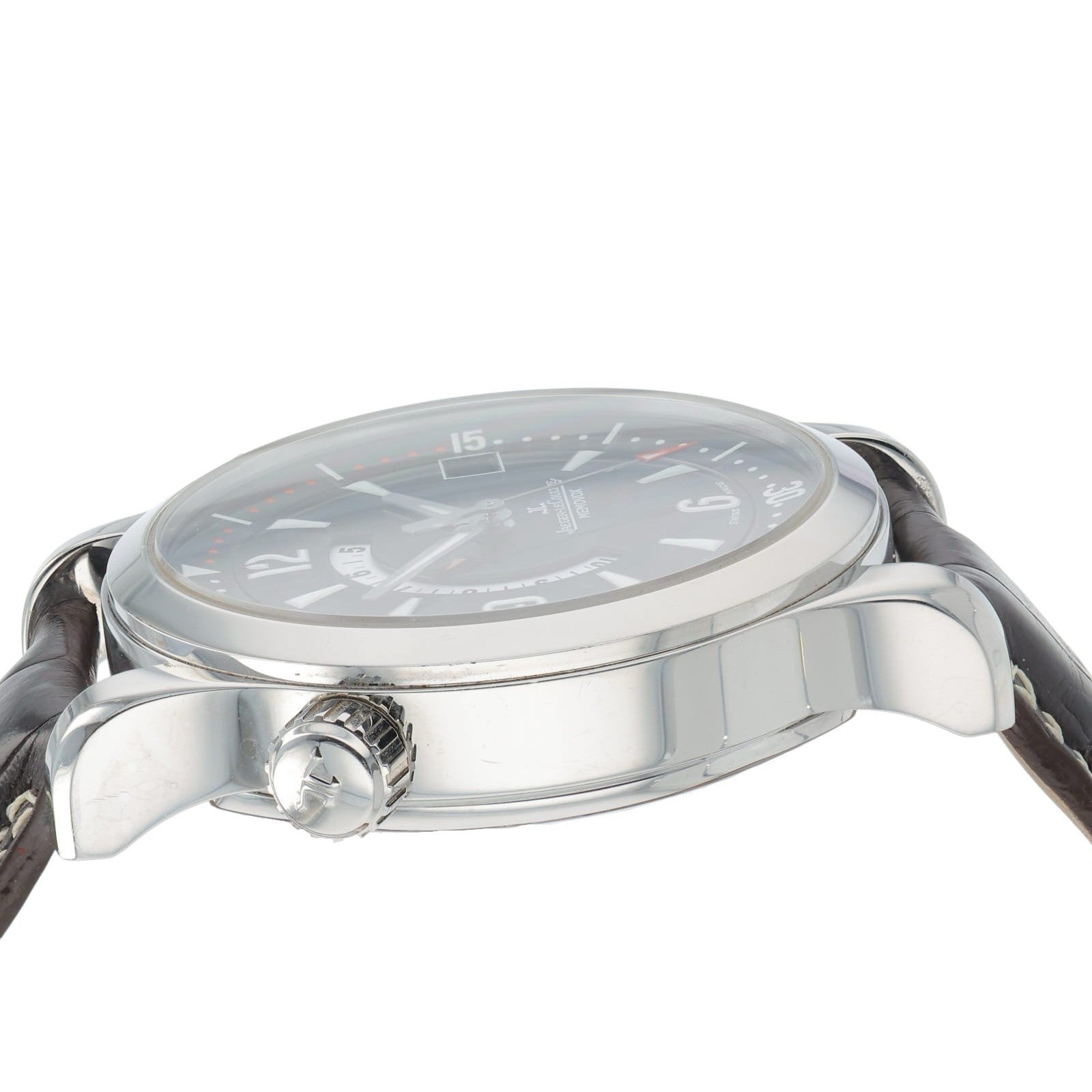 Jaeger-LeCoultre Memovox Steel Black Dial 41mm Automatic Watch 146.8.97/1