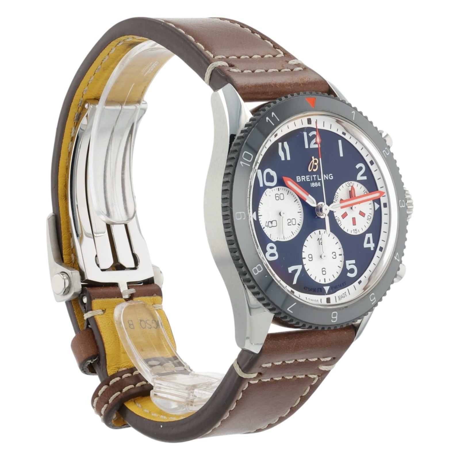 Breitling Classic Avi Stainless Steel Black Dial 42mm Automatic Men’s Y23380