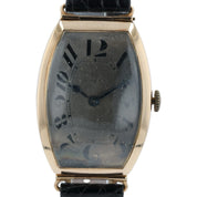 Omega 1920s Rose Gold Tonneau Vintage Wristwatch Manual Wind 583