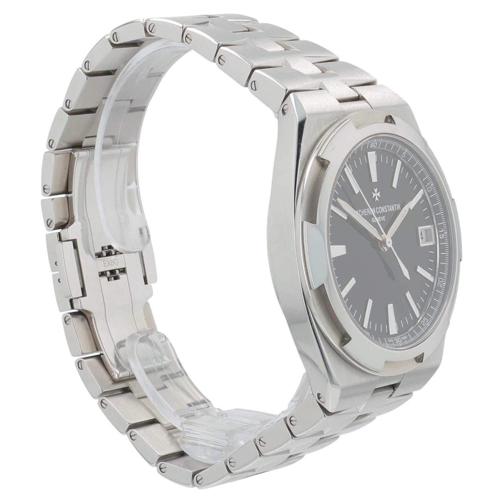 Vacheron Constantin Overseas Steel Auto 41mm Black Dial Watch 4500V/110A-B483