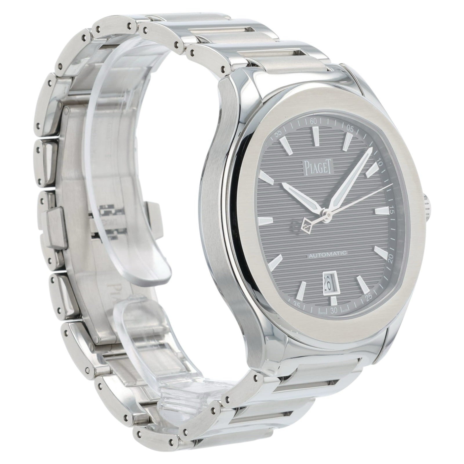 Piaget Polo Date Black Dial Stainless Steel 42mm Automatic Movement Mens P11268