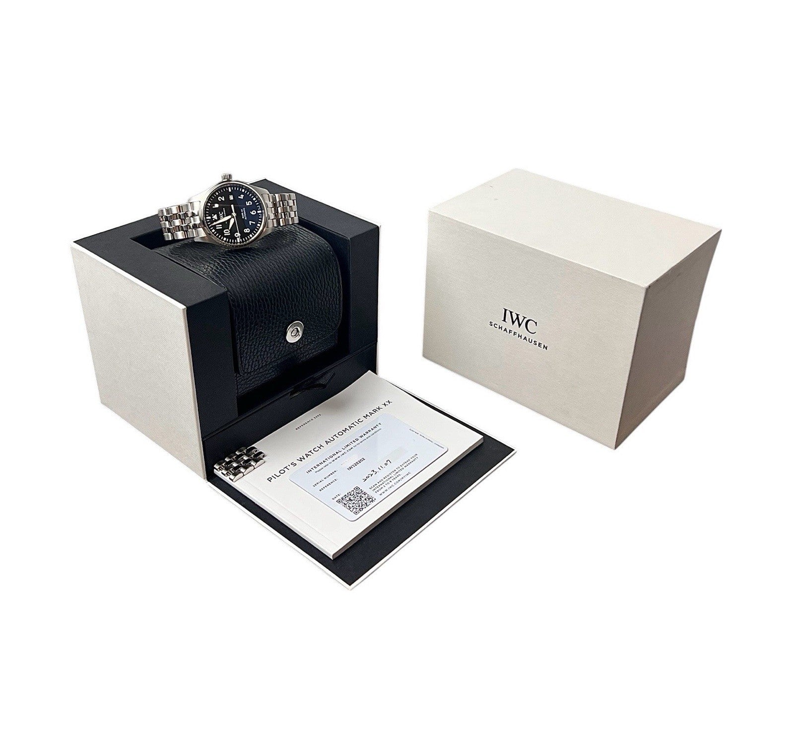 IWC Pilot XX Stainless Steel Black Dial 40mm Automatic Movement Mens IW328202