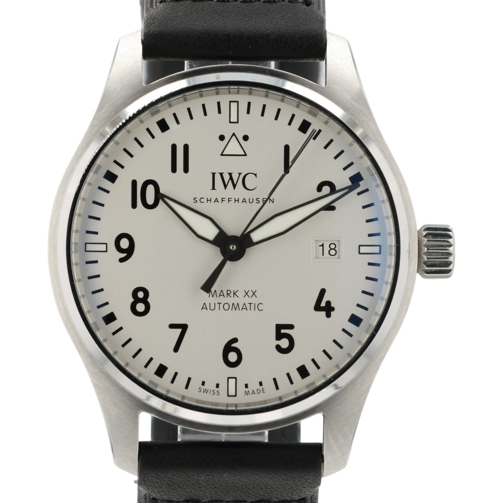 IWC Mark XX White Dial Stainless Steel 40mm Automatic Mens Watch IW328207