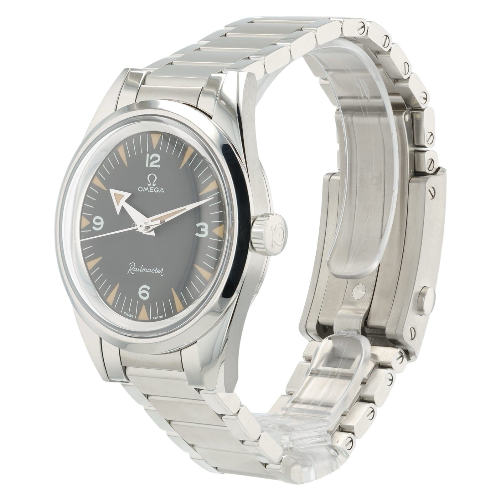 Omega Railmaster Black Dial Stainless Steel 38mm Automatic 220.10.38.20.01.002