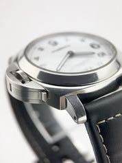 Panerai Luminor Stainless Steel White Dial 44mm Wind Up Men’s Watch PAM00114