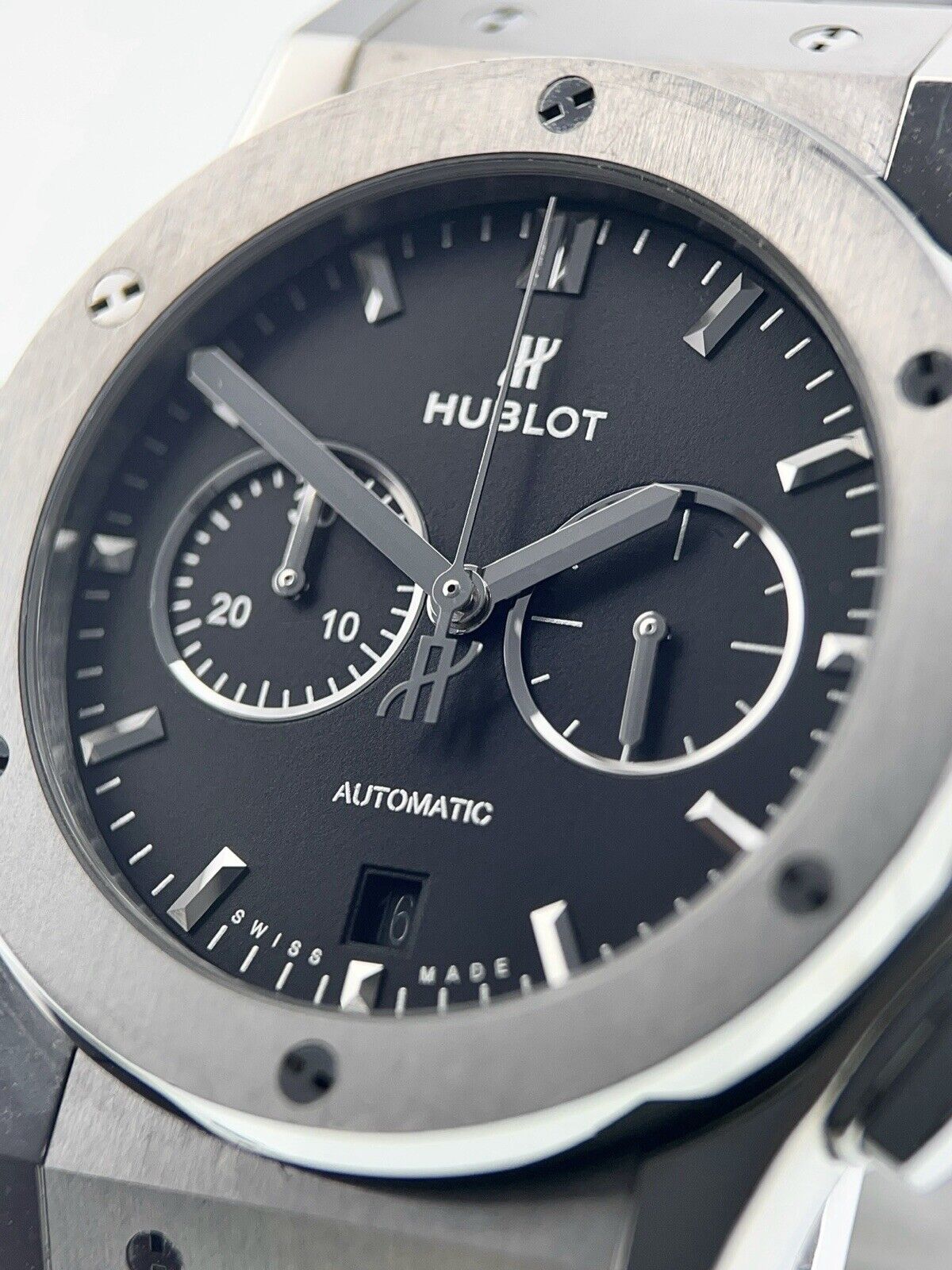 Hublot Classic Fusion Titanium Black Dial 42mm Automatic Men's 541.NX.1171.LR