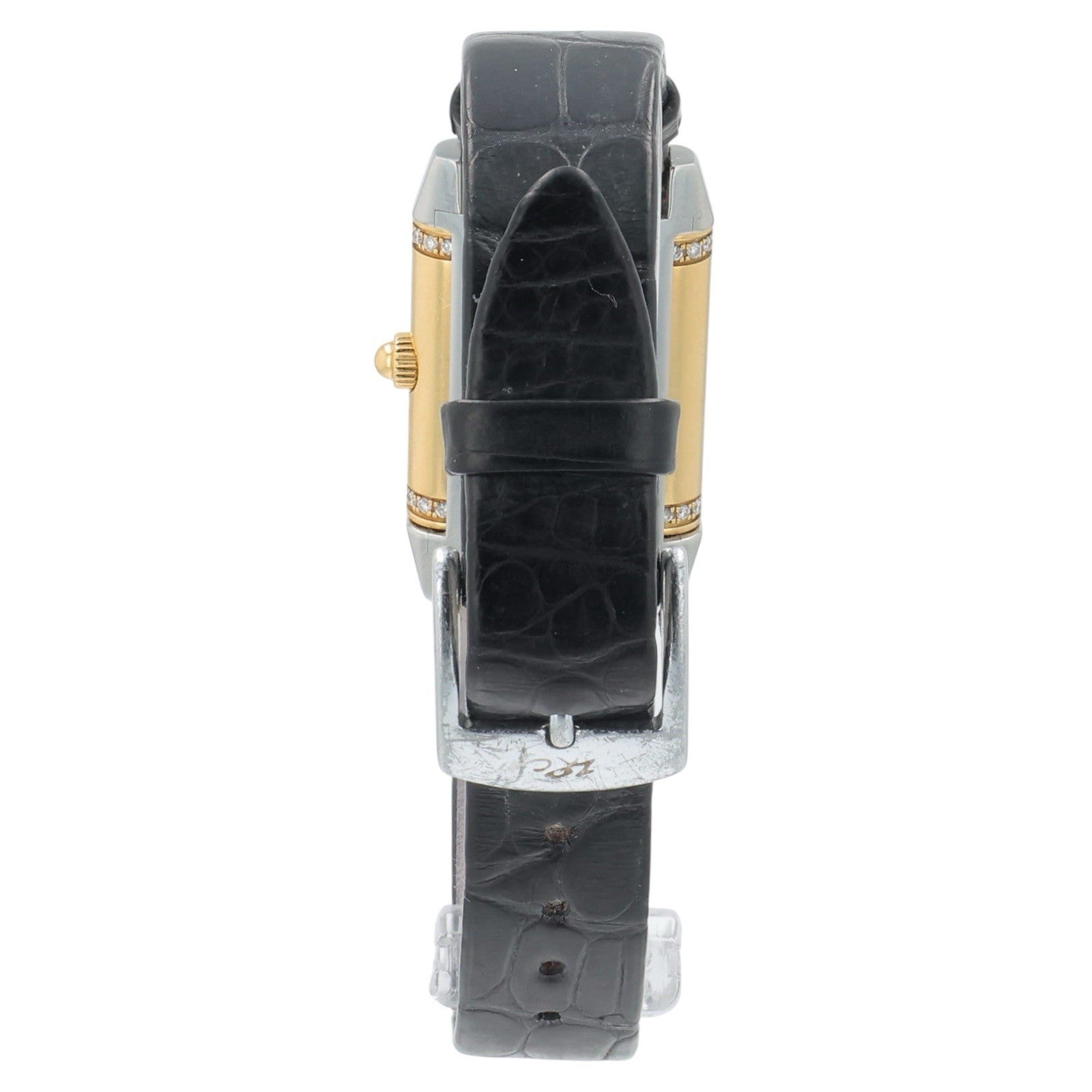Jaeger LeCoultre Duetto 18k Yellow Gold Silver Dial 19x33mm Manual Wind 266.5.44