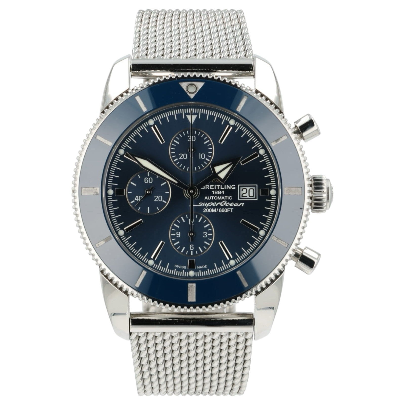 Breitling SuperOcean Heritage Blue Dial Steel 46mm Automatic Men’s Watch A13312