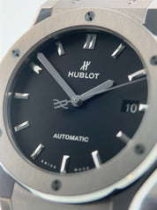 Hublot Classic Fusion Titanium Black Dial 45mm Automatic Men’s 511.NX.1171.LR