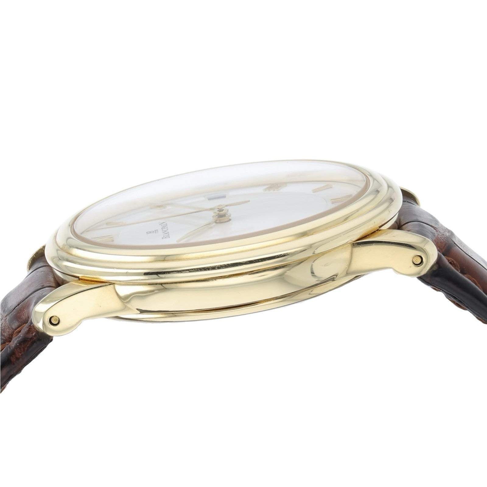 Blancpain Villeret 18k Yellow Gold White Dial 36mm Automatic Mens Watch 1158
