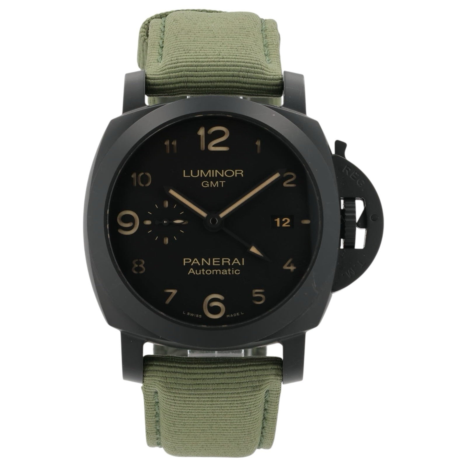 Panerai Luminor GMT Black Dial Ceramic 44mm Automatic Men’s Watch PAM01438