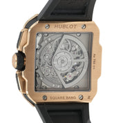 Hublot Square Big Bang Skeleton Dial 18k Rose Gold 42mm Automatic 821.OM.0180.RX