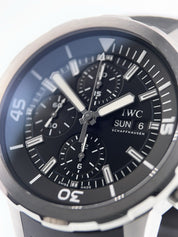IWC Aquatiner Stainless Steel Black Dial 44mm Automatic Men’s Watch IW376803