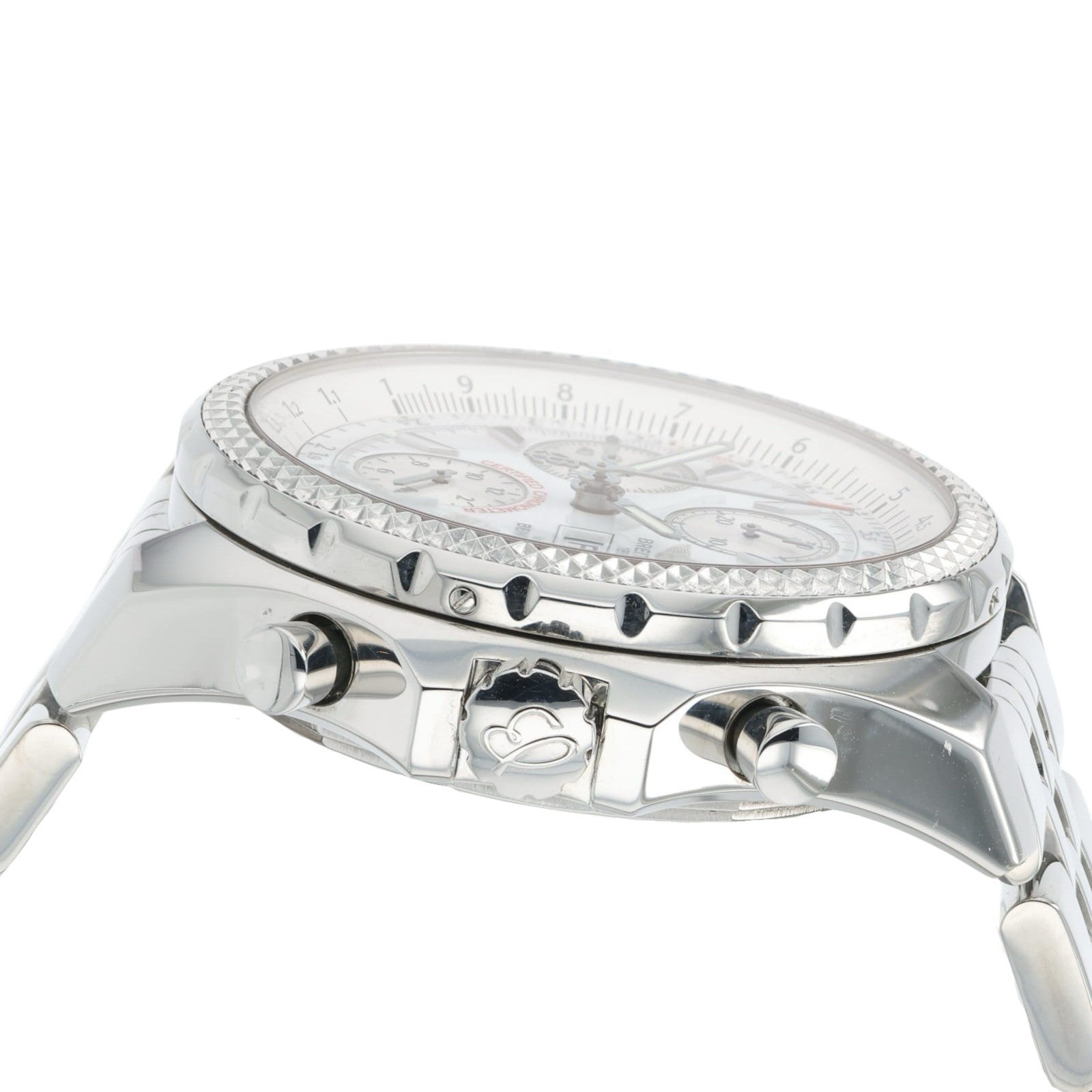 Breitling Bentley GT Stainless Steel White Dial 45mm Automatic Mens Watch A13362
