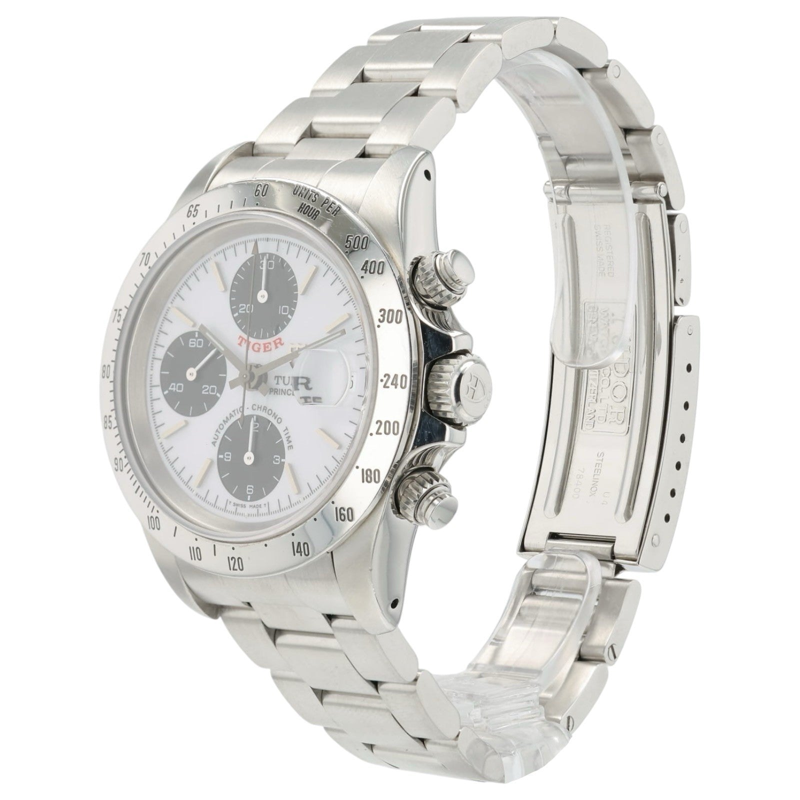 Tudor Tiger Prince Date Silver Dial Stainless Steel 40mm Automatic Men’s 79280