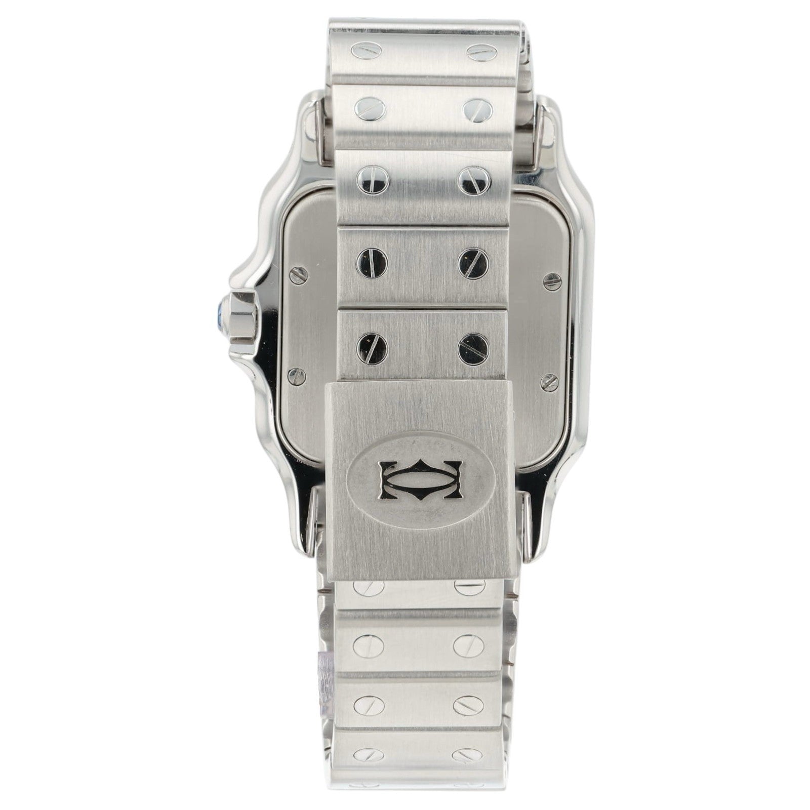 Cartier Santos Galbee Silver Dial Stainless Steel 29x41mm Quartz Unisex 1564