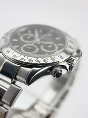 Rolex Daytona Stainless Steel Black Dial 40mm Automatic Men's Watch 116520