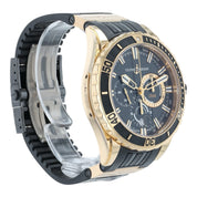 Ulysse Nardin Marine Diver Black Dial 18k Rose Gold 43mm Automatic Mens 1502-151