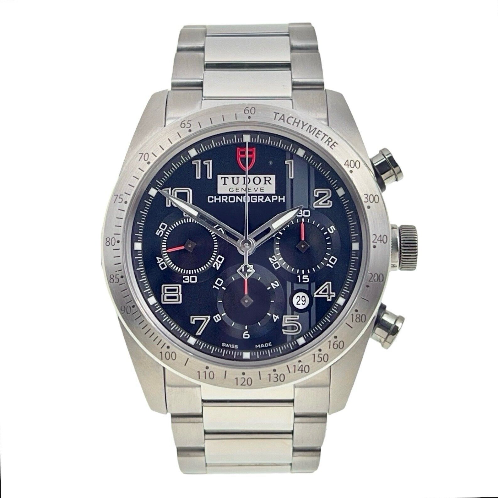 Tudor Fastrider Chrono Steel Black Dial 42mm Automatic Men’s Watch 42000