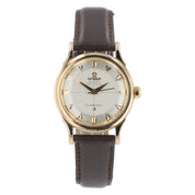 Omega Constellation Pie-Pan 18k Gold Silver Dial 35mm Automatic Unisex 2852SC