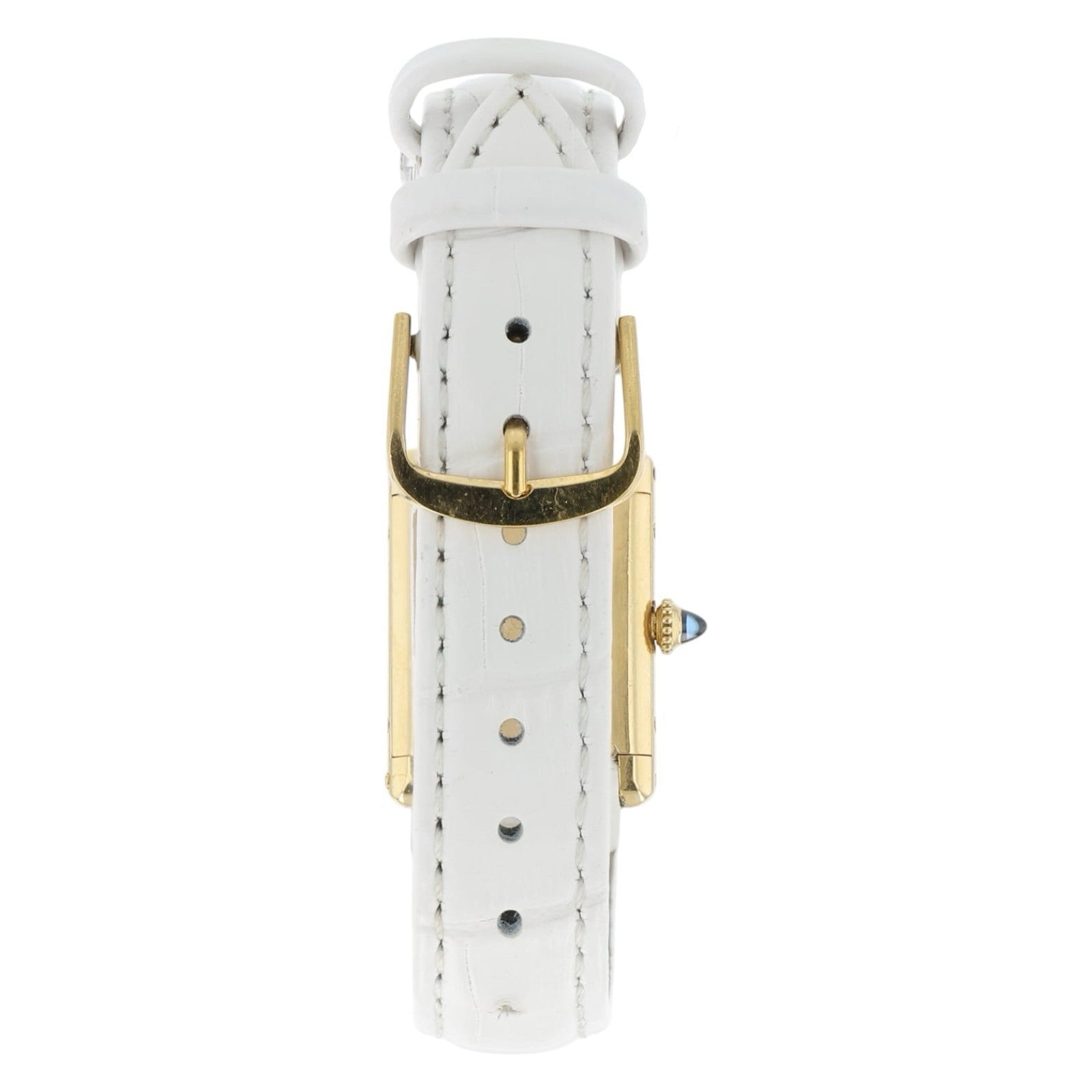 Cartier Tank Louis White Dial 18k Yellow Gold 20x28mm Manual Wind Women’s 78087