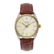Rolex Oyster Stainless and Gold Dial 34mm Automatic Movement Men's Watch 1003