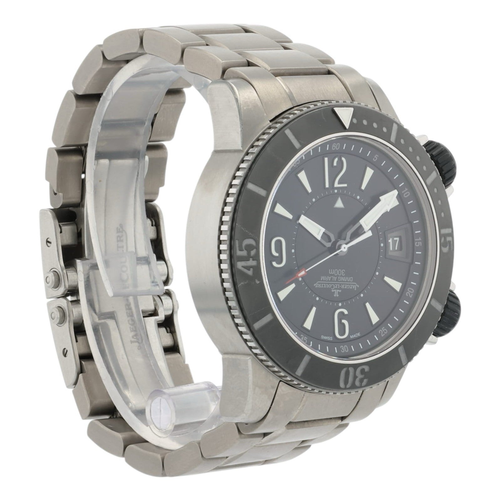 Jaeger-LeCoultre Black Dial Titanium 44mm Automatic Men’s Watch Q183T770