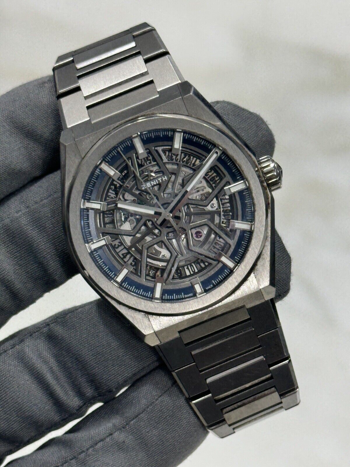 Zenith Defy  Titanium Skeleton Dial 41mm Automatic Men's Watch 95.9000.670