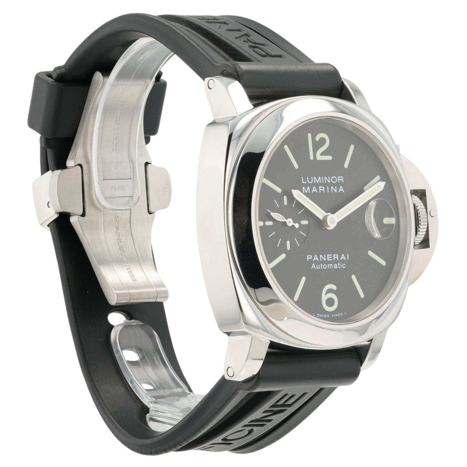 Panerai Luminor Marina Black dial Stainless Steel 44mm Automatic Mens PAM00104