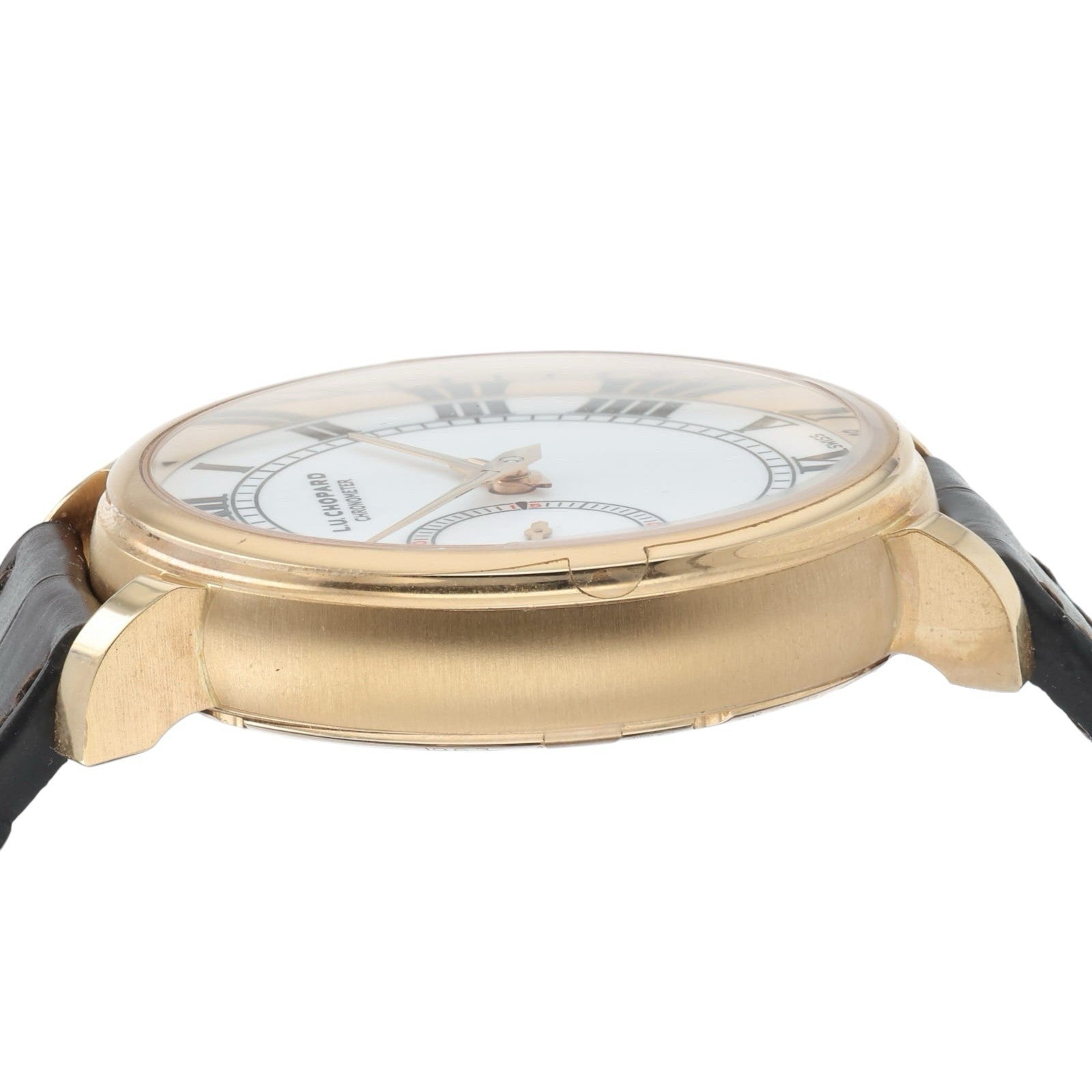 Chopard L.U.C White Dial 18k Rose Gold 44mm Manual Wind Men’s Watch 161963