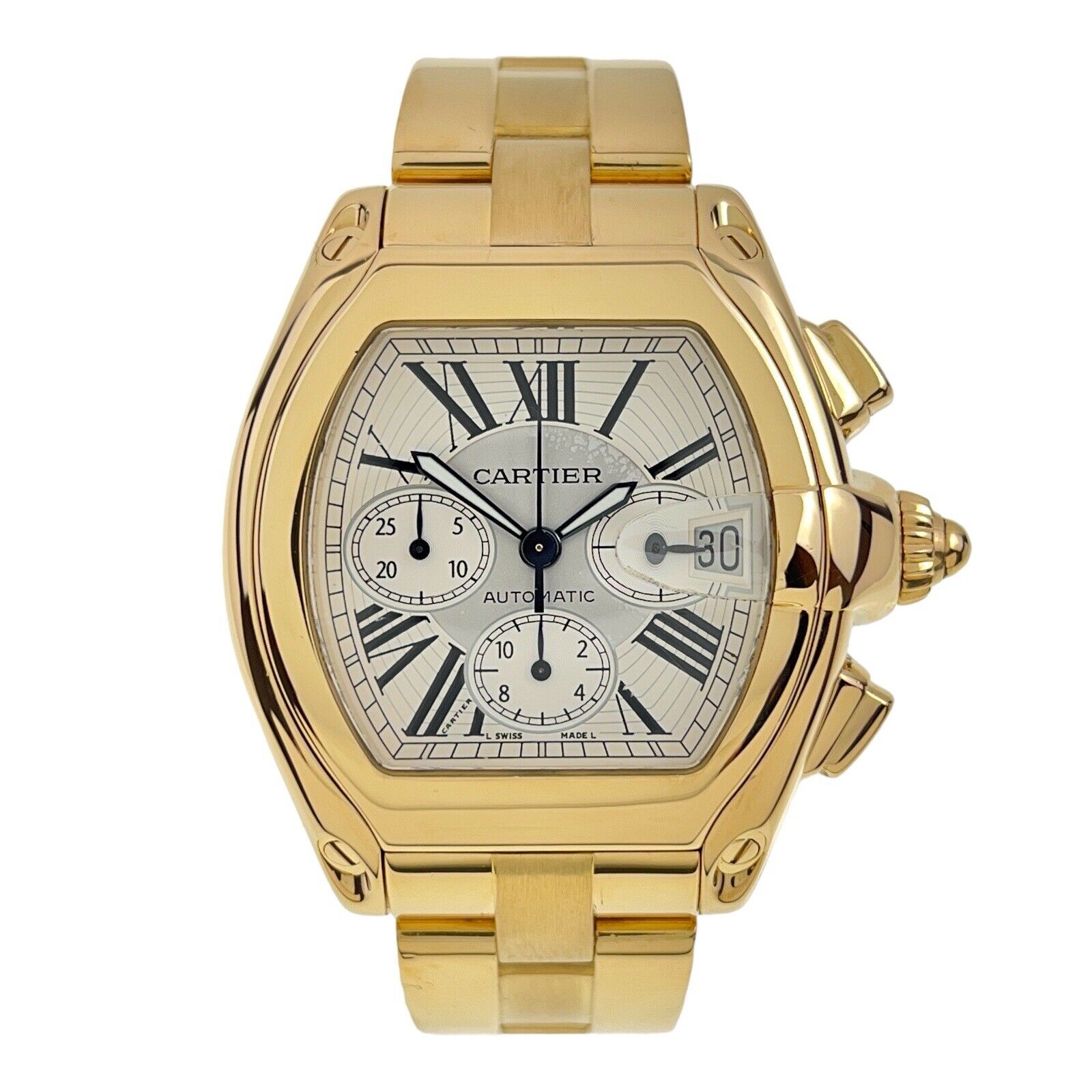 Cartier Roadster 18k Yellow Gold 47mm Automatic Men’s Watch 2619 - Box/Papers