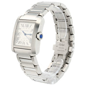 Cartier Tank Francaise Steel Silver Dial 30.5mm Automatic Men’s Watch WSTA0067