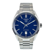 Tag Heuer Carrera Stainless Steel Blue Dial 39mm Automatic Men's Watch WBN2112