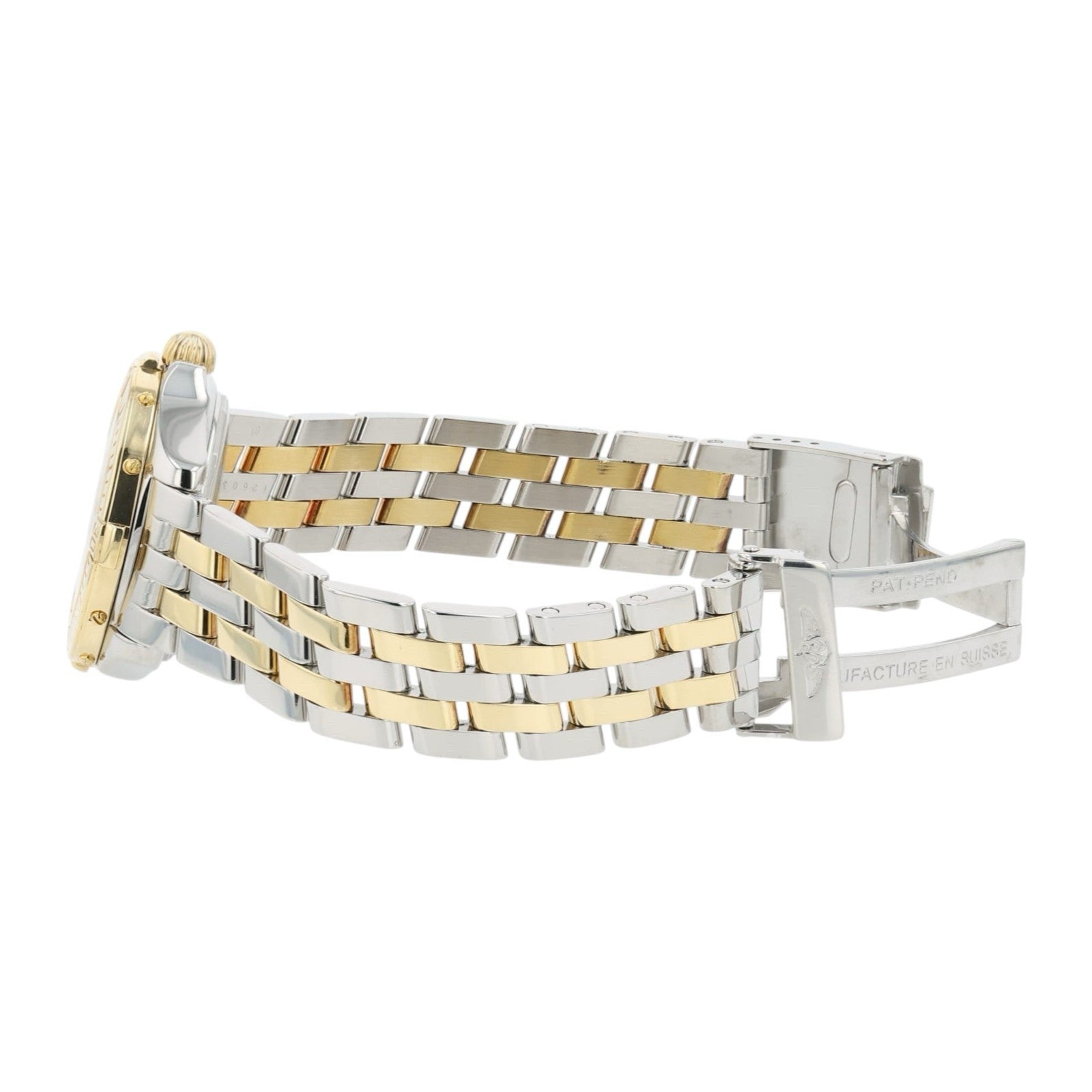Breitling B-Class MOP Dial 31mm Gold & Steel Quartz Women's Watch D71365