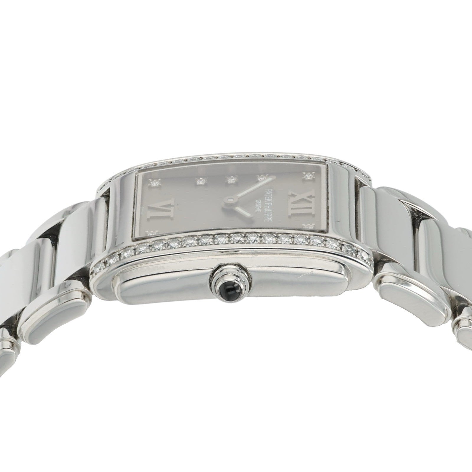 Patek Philippe Twenty Gray Dial Stainless Steel 25mm Quartz Women's Watch 4910
