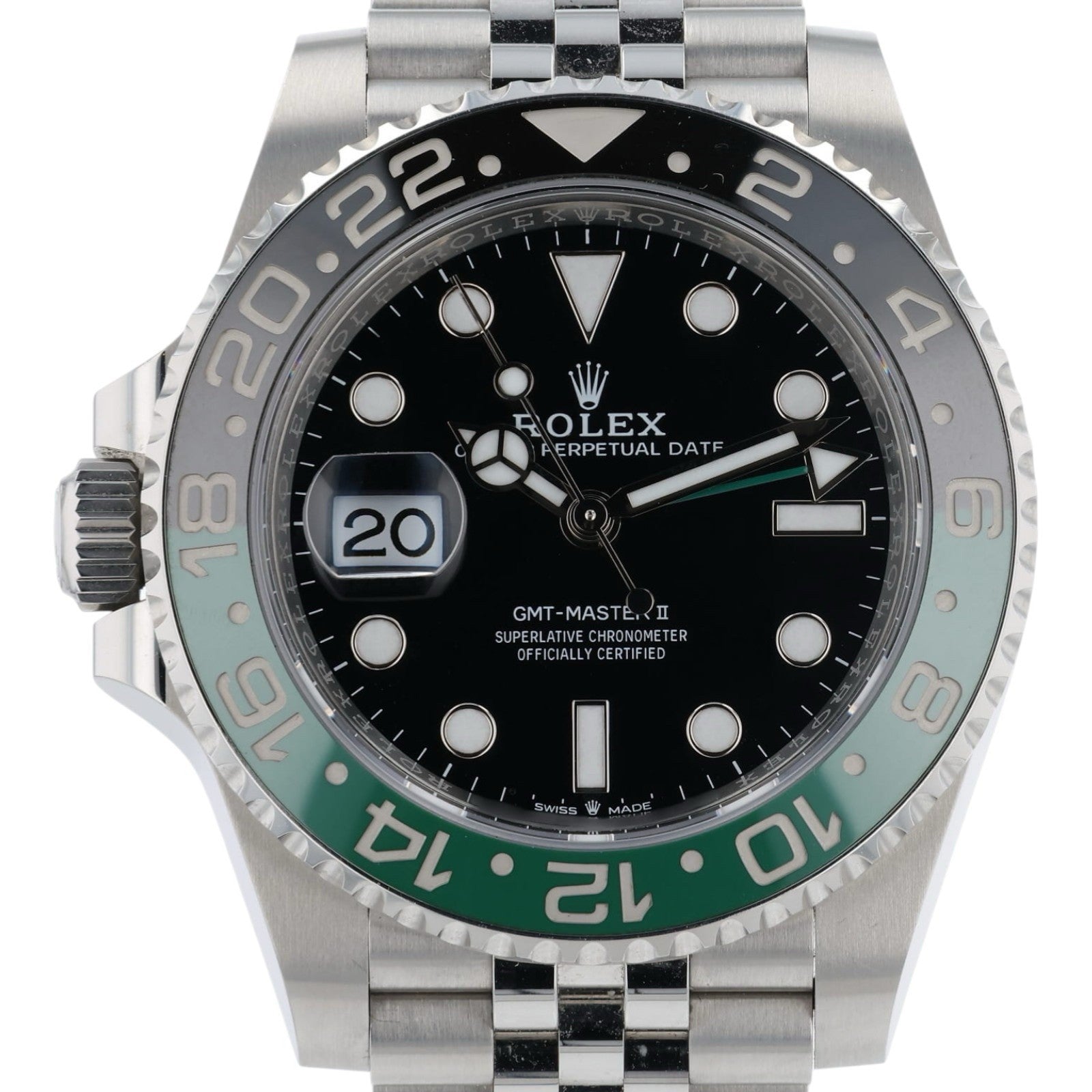 Rolex GMT Master II “Sprite” Black Dial Stainless Steel 40mm Automatic 126720VTN